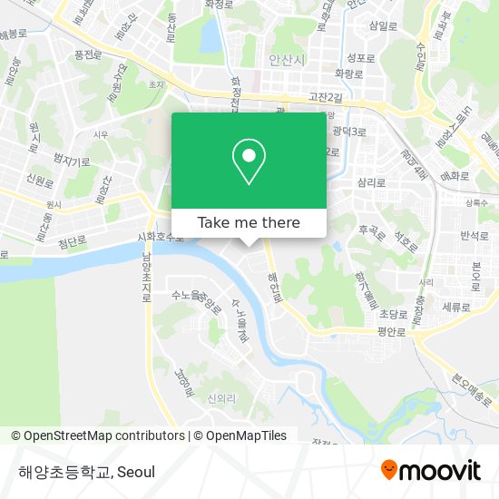 해양초등학교 map