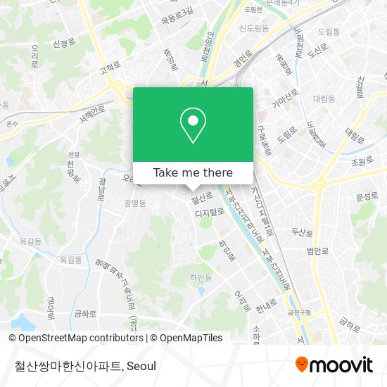 철산쌍마한신아파트 map