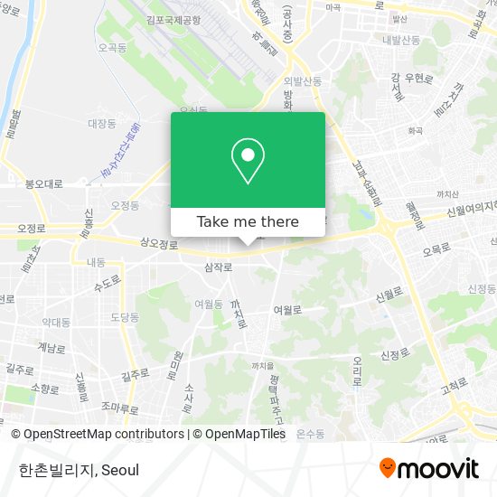 한촌빌리지 map