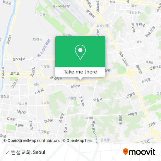기쁜샘교회 map
