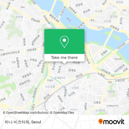 하나 비즈타워 map