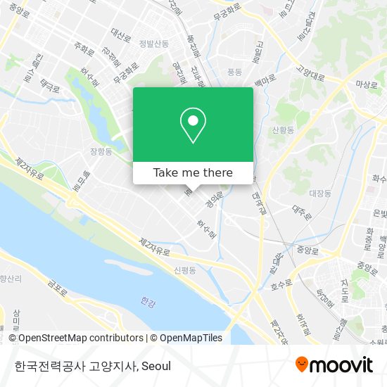 한국전력공사 고양지사 map