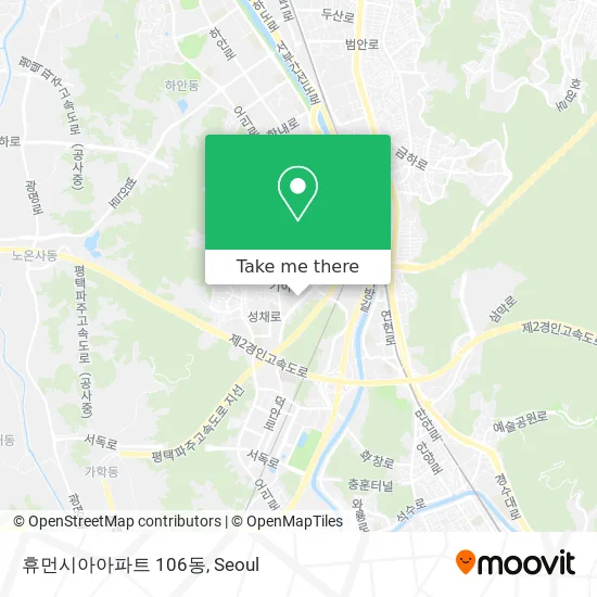 휴먼시아아파트 106동 map