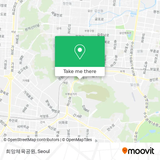 희망체육공원 map