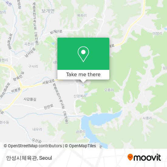 안성시체육관 map