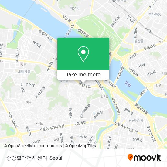 중앙혈액검사센터 map