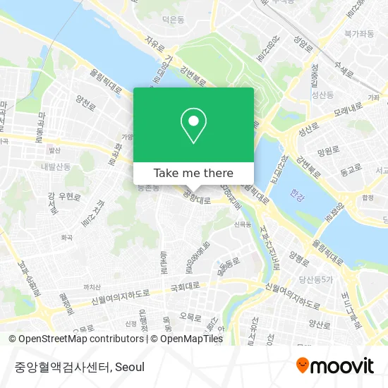 중앙혈액검사센터 map