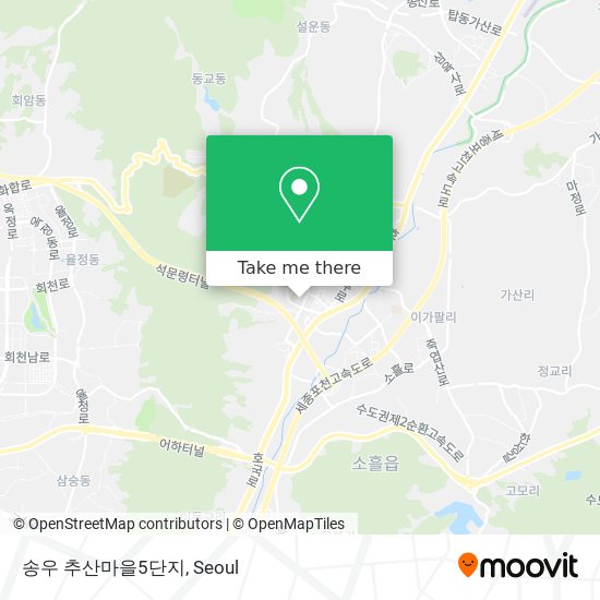 송우 추산마을5단지 map