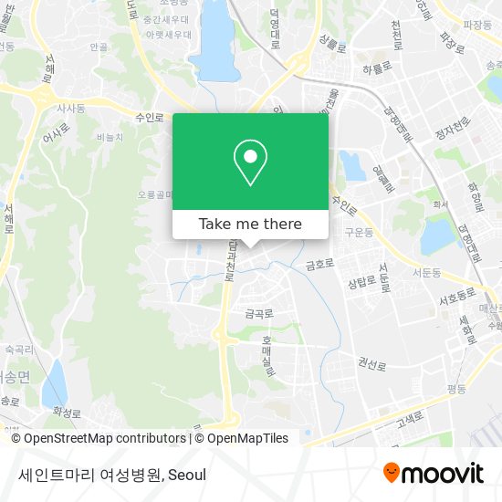 세인트마리 여성병원 map