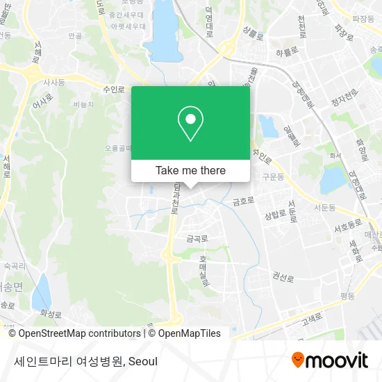 세인트마리 여성병원 map