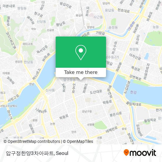 압구정한양3차아파트 map