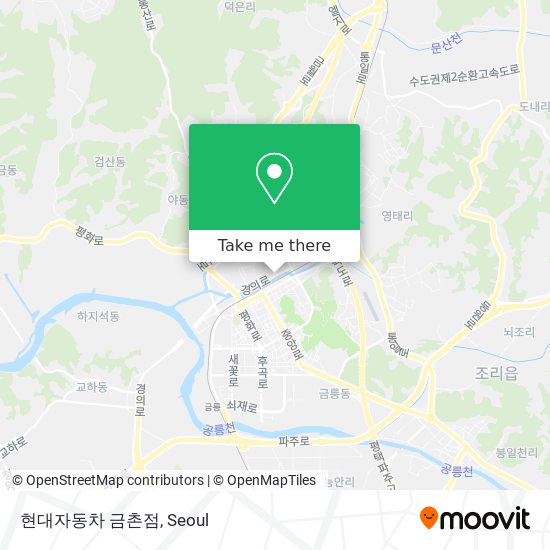 현대자동차 금촌점 map