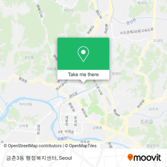 금촌3동 행정복지센터 map