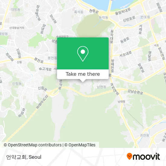 언약교회 map