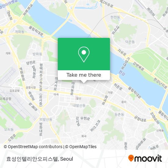 효성인텔리안오피스텔 map