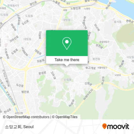 소망교회 map