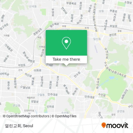 열린교회 map