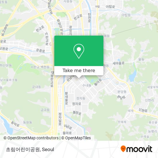 초림어린이공원 map