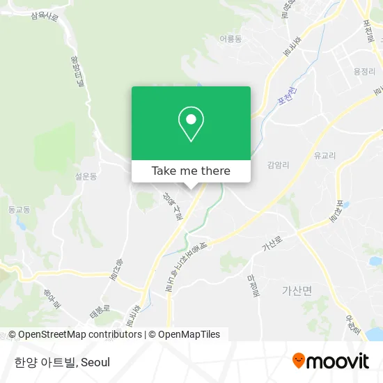 한양 아트빌 map