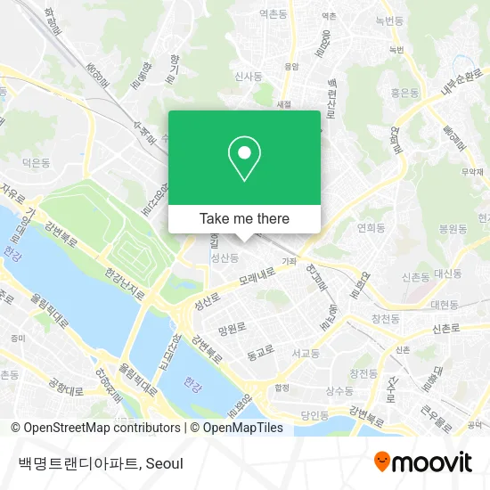 백명트랜디아파트 map