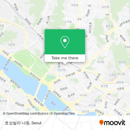 효성빌라 나동 map