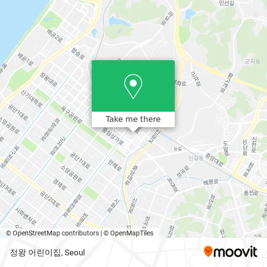 정왕 어린이집 map
