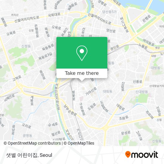 샛별 어린이집 map
