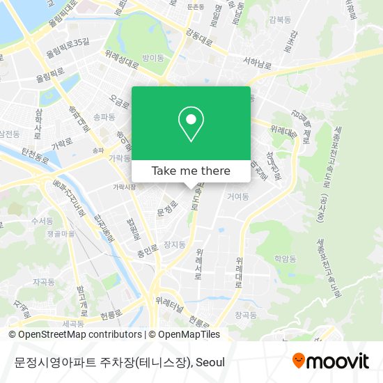 문정시영아파트 주차장(테니스장) map