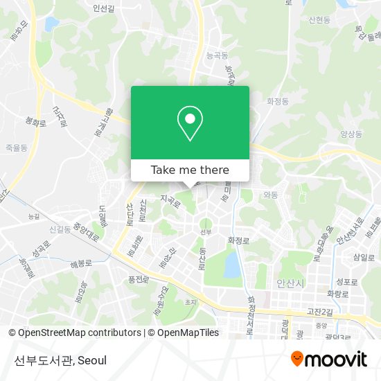 선부도서관 map