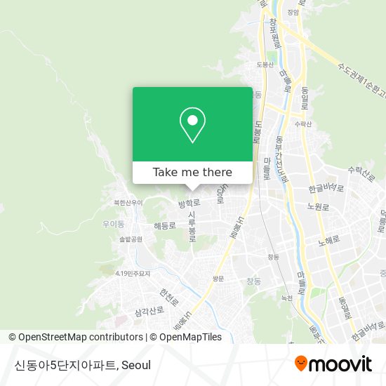 신동아5단지아파트 map