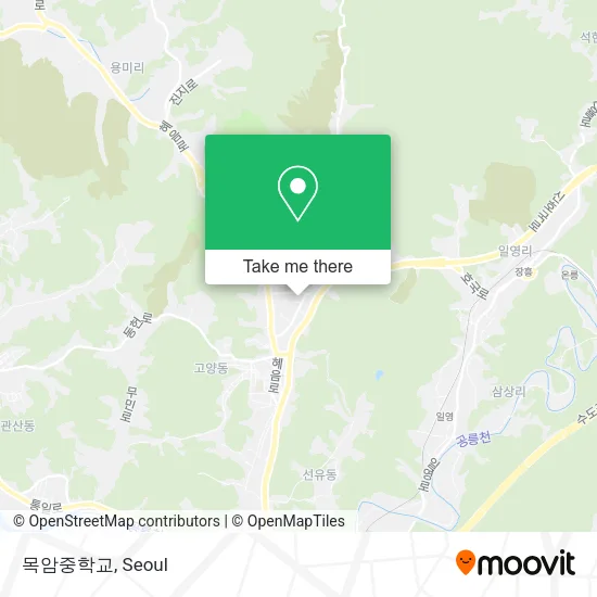목암중학교 map