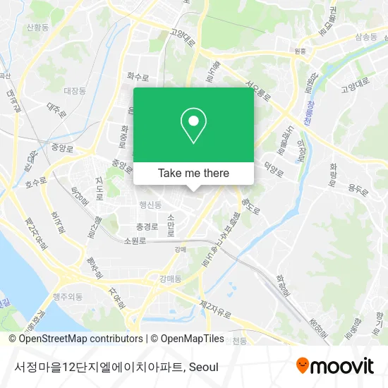 서정마을12단지엘에이치아파트 map
