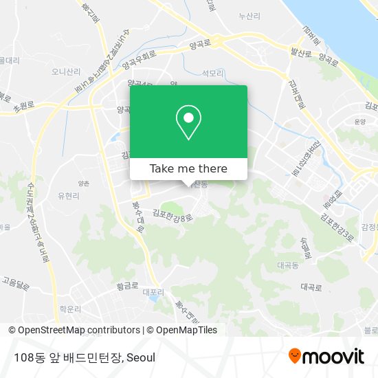 108동 앞 배드민턴장 map