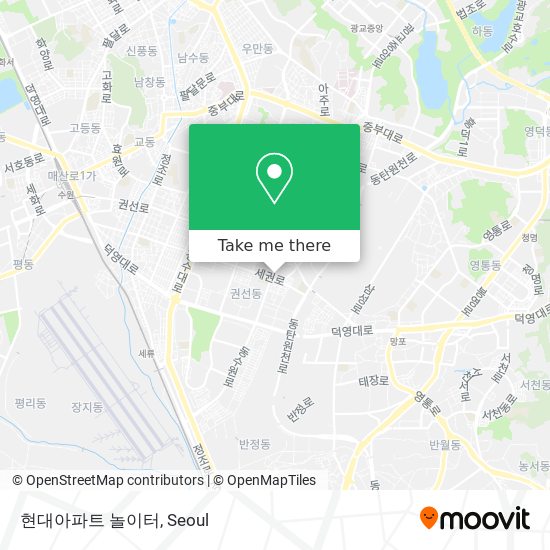 현대아파트 놀이터 map