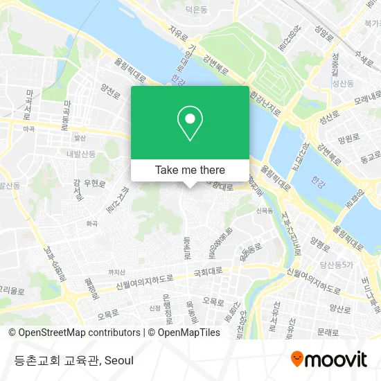 등촌교회 교육관 map