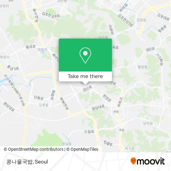 콩나물국밥 map