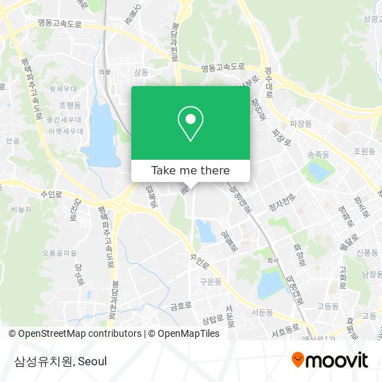 삼성유치원 map