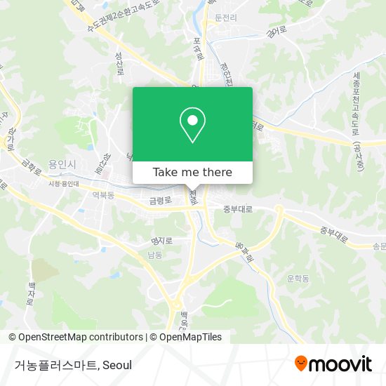 거농플러스마트 map