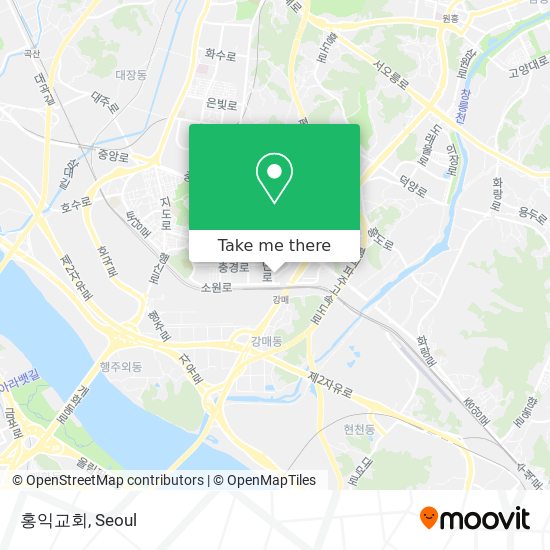 홍익교회 map