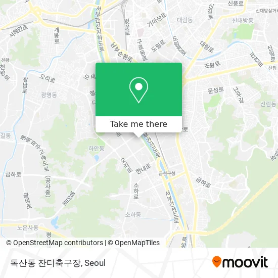독산동 잔디축구장 map