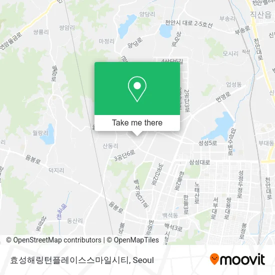 효성해링턴플레이스스마일시티 map