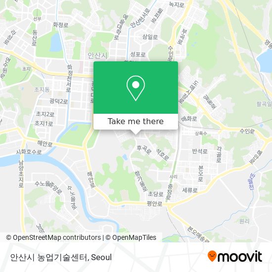 안산시 농업기술센터 map