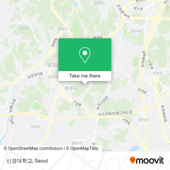 신경대학교 map