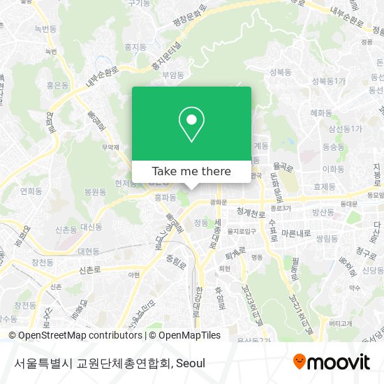 서울특별시 교원단체총연합회 map