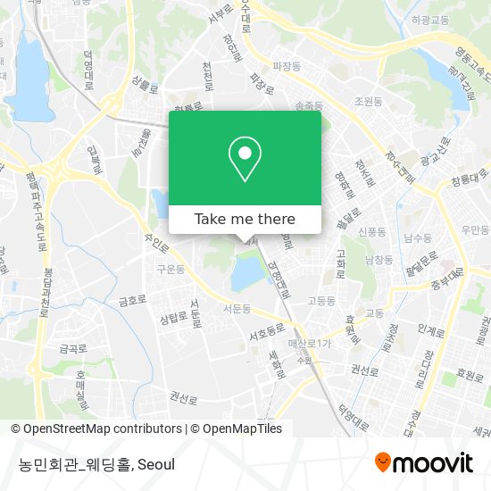 농민회관_웨딩홀 map