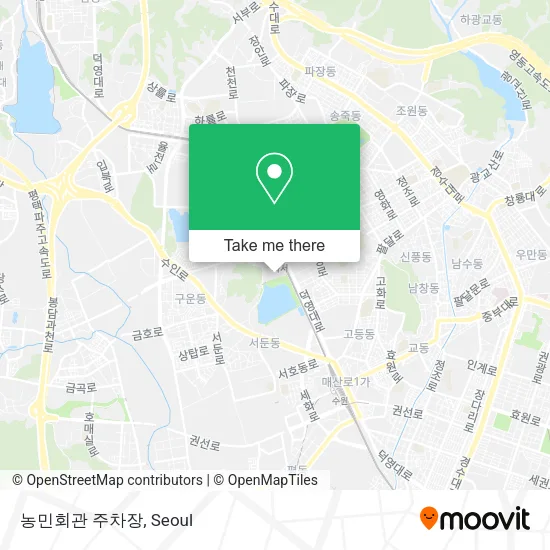 농민회관 주차장 map