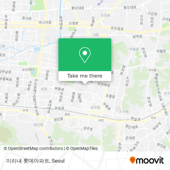 미리내 롯데아파트 map