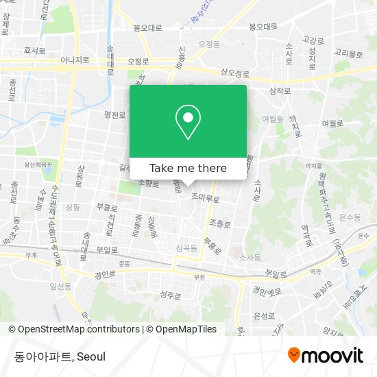 동아아파트 map