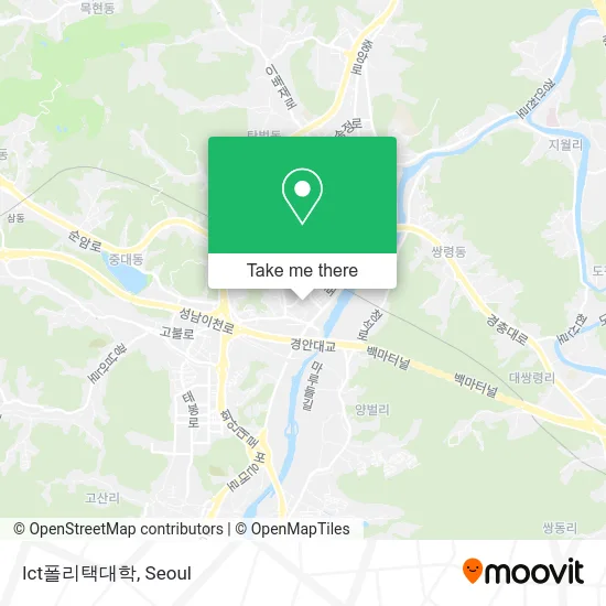 Ict폴리택대학 map