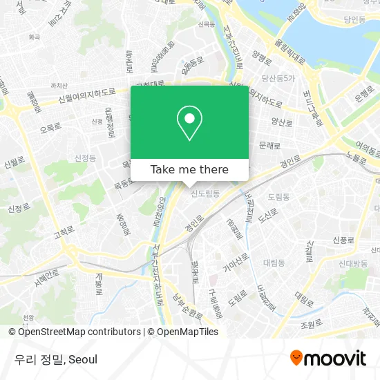 우리 정밀 map